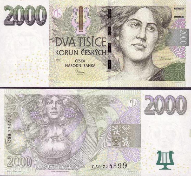 捷克貨幣-捷克克朗-Czechish Koruna-CSK-Kcs...